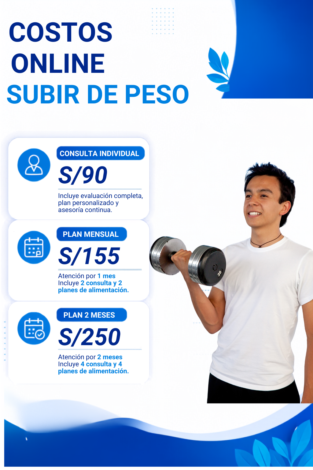 Nutrición para subir de peso y fitness - Imagen 2