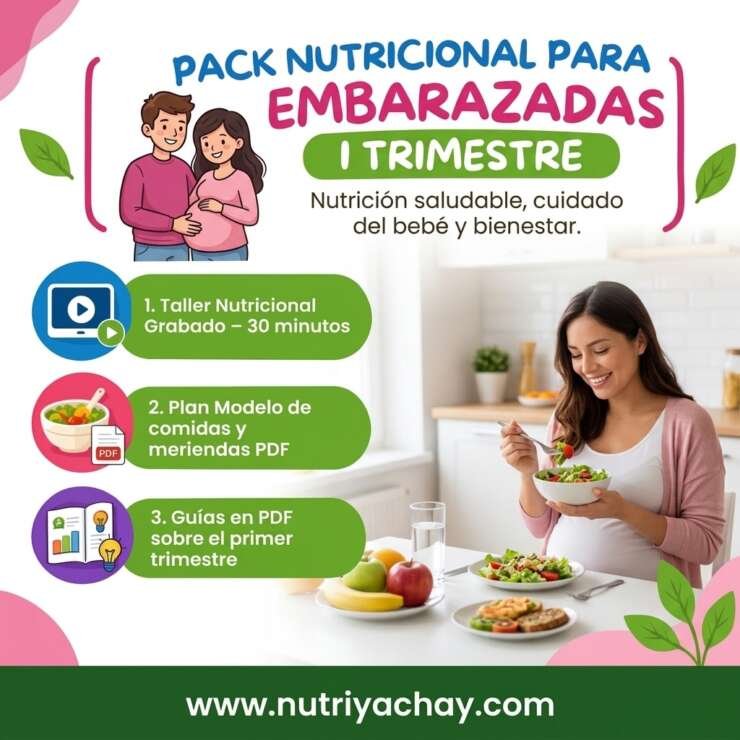 Pack Nutricional para Embarazadas: 1er Trimestre